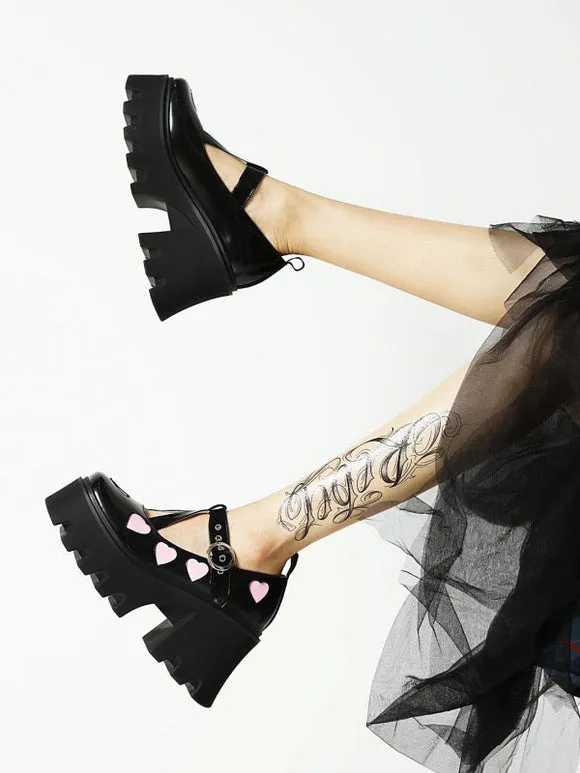 Academic Lolita Footwear White Round Toe PU Leather Lolita Shoes