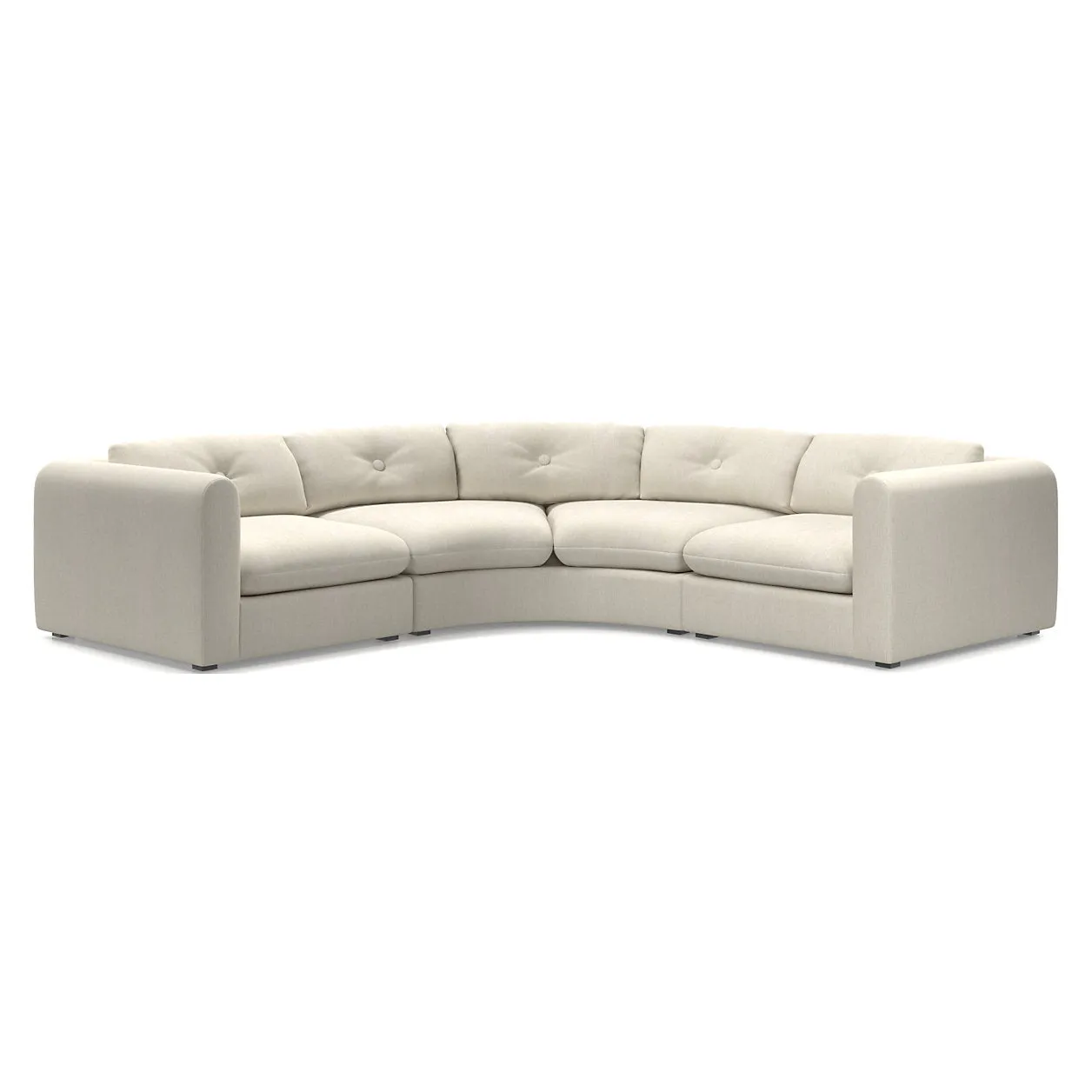 Bucktown Modular 3 Piece Wedge Sectional Sofa