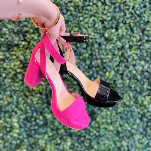 Celia Platform Ankle Heel - FINAL SALE