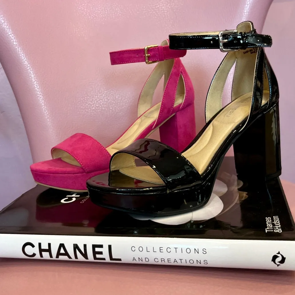 Celia Platform Ankle Heel - FINAL SALE
