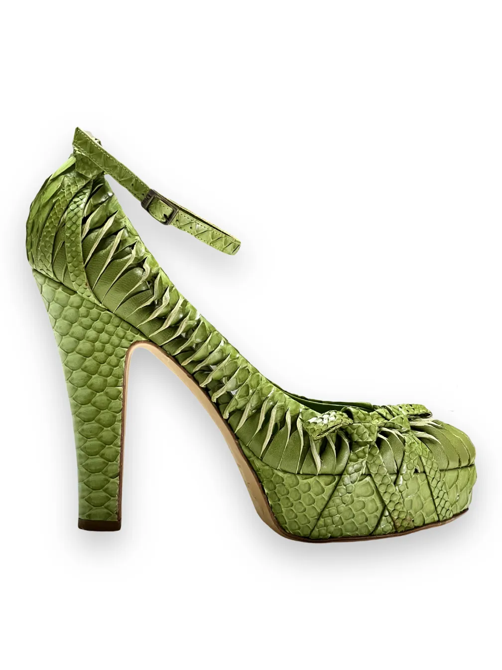 Christian Dior Vintage Python Heels