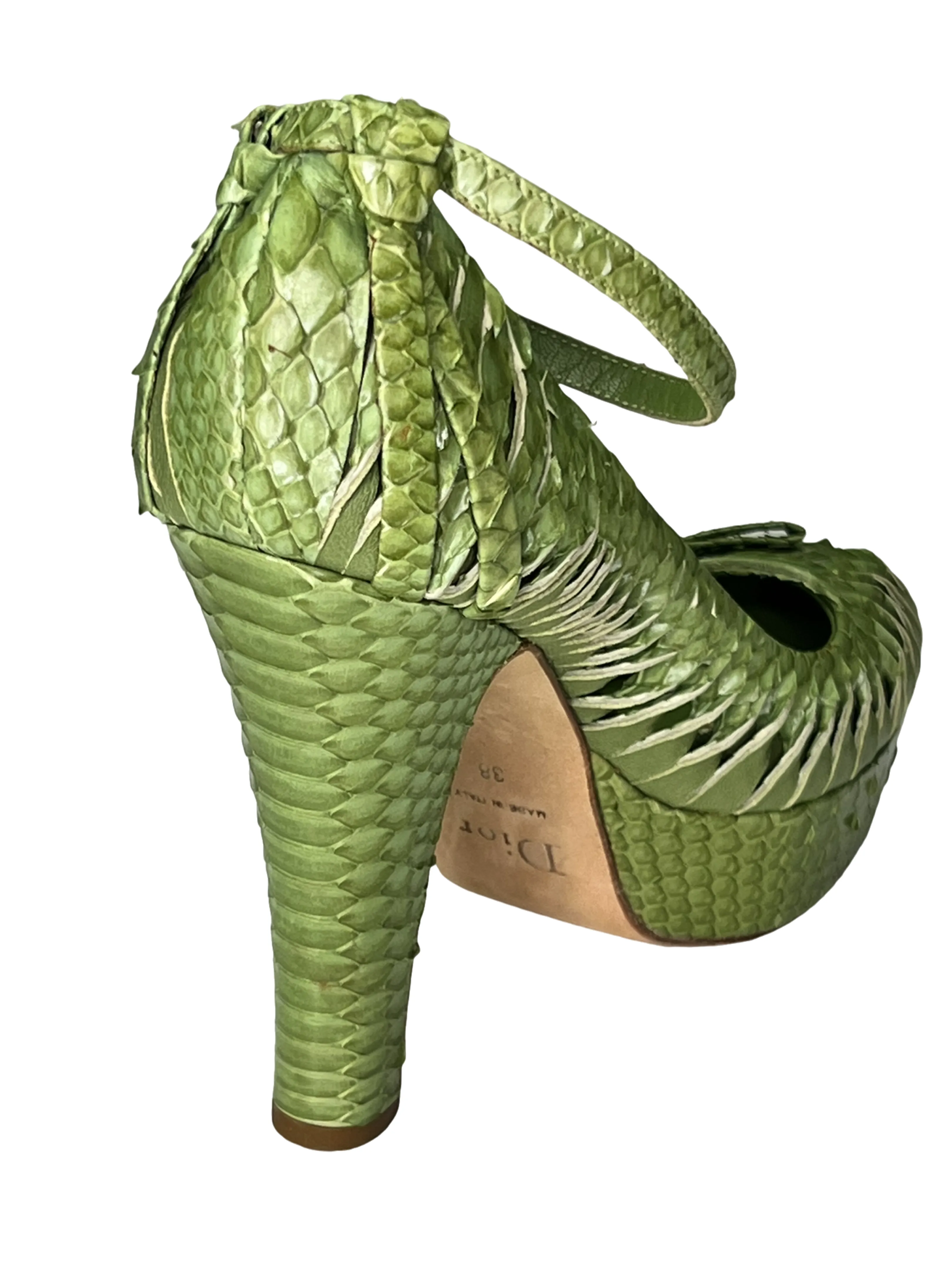 Christian Dior Vintage Python Heels