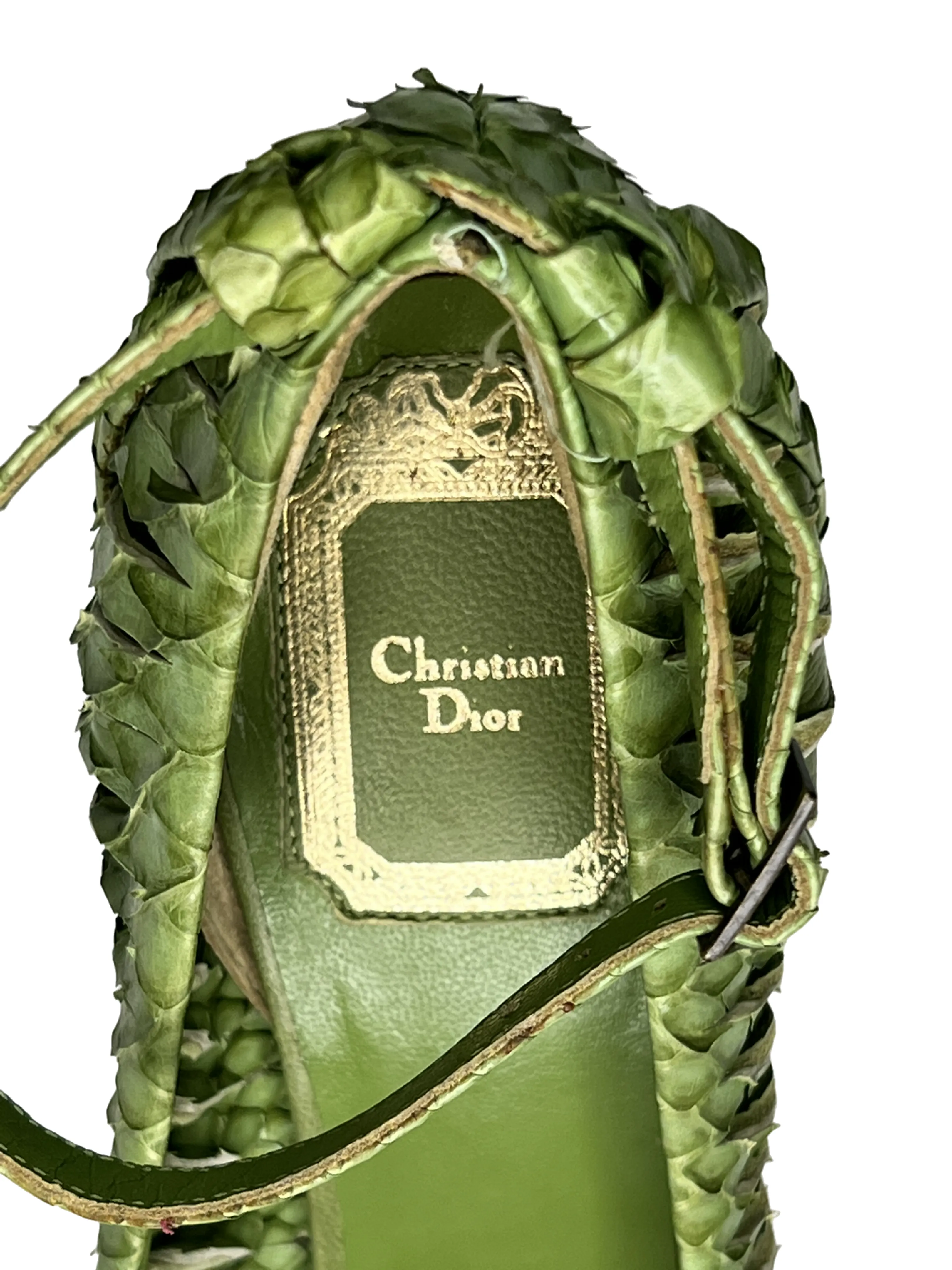 Christian Dior Vintage Python Heels