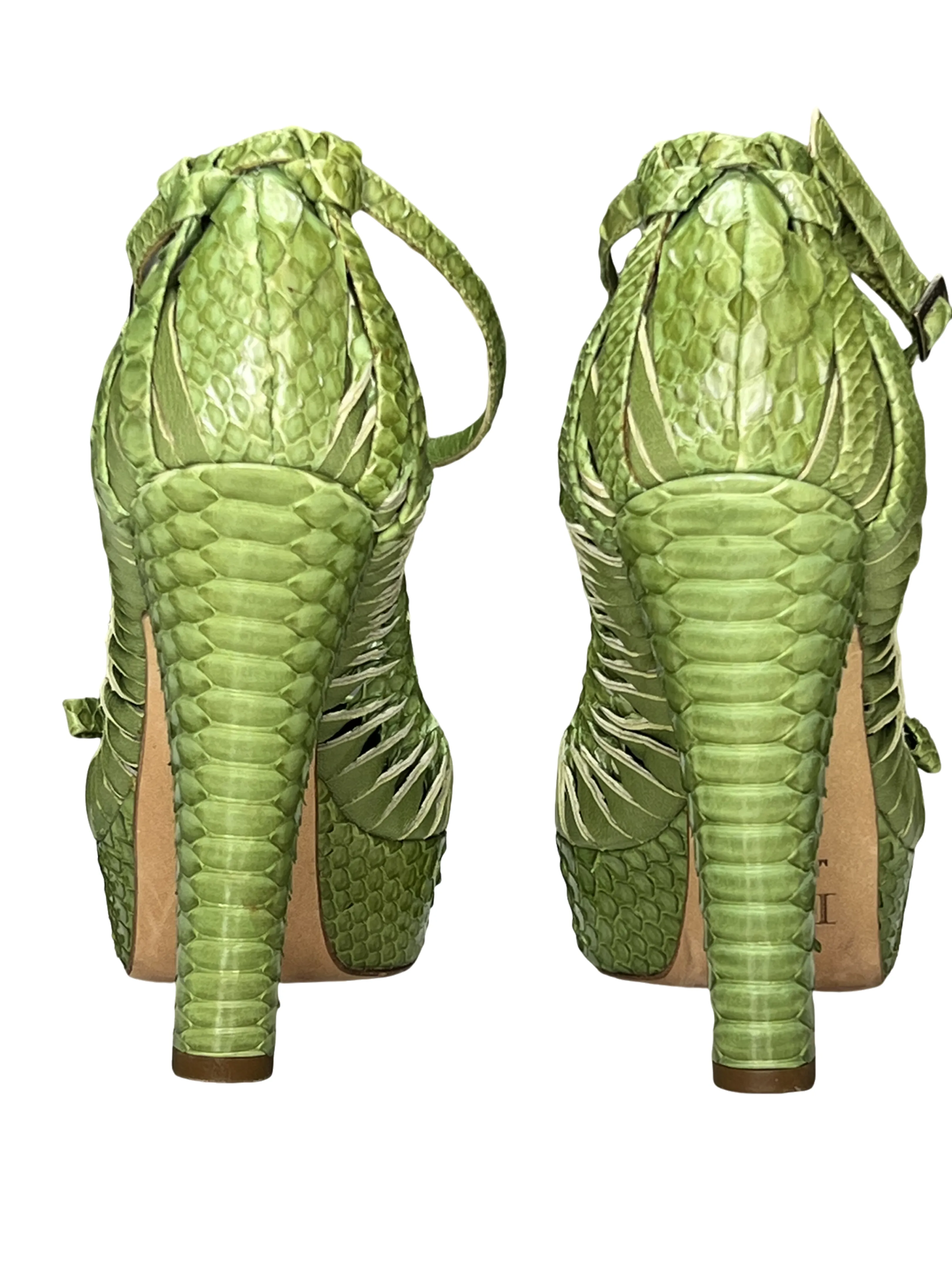 Christian Dior Vintage Python Heels