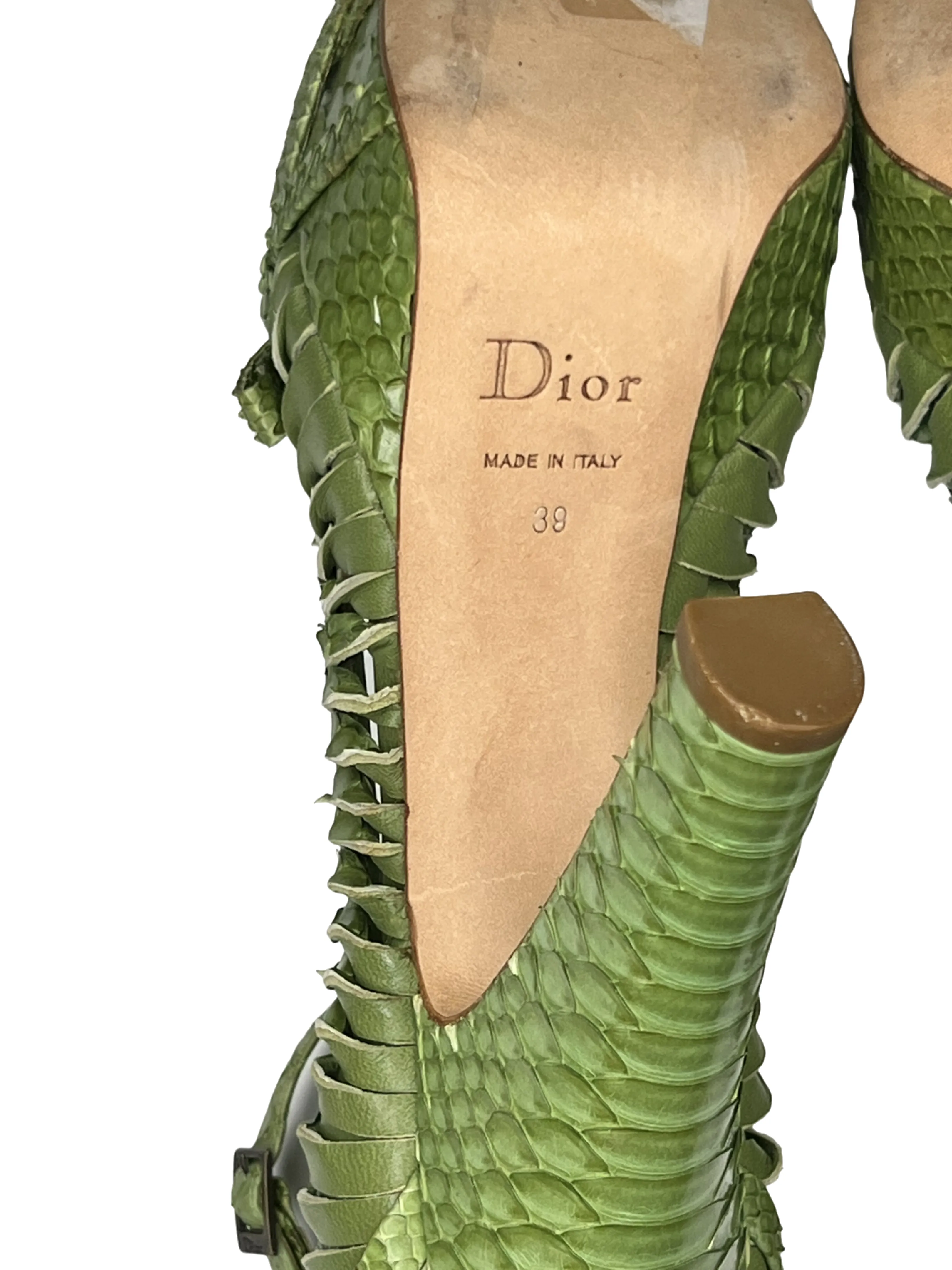 Christian Dior Vintage Python Heels