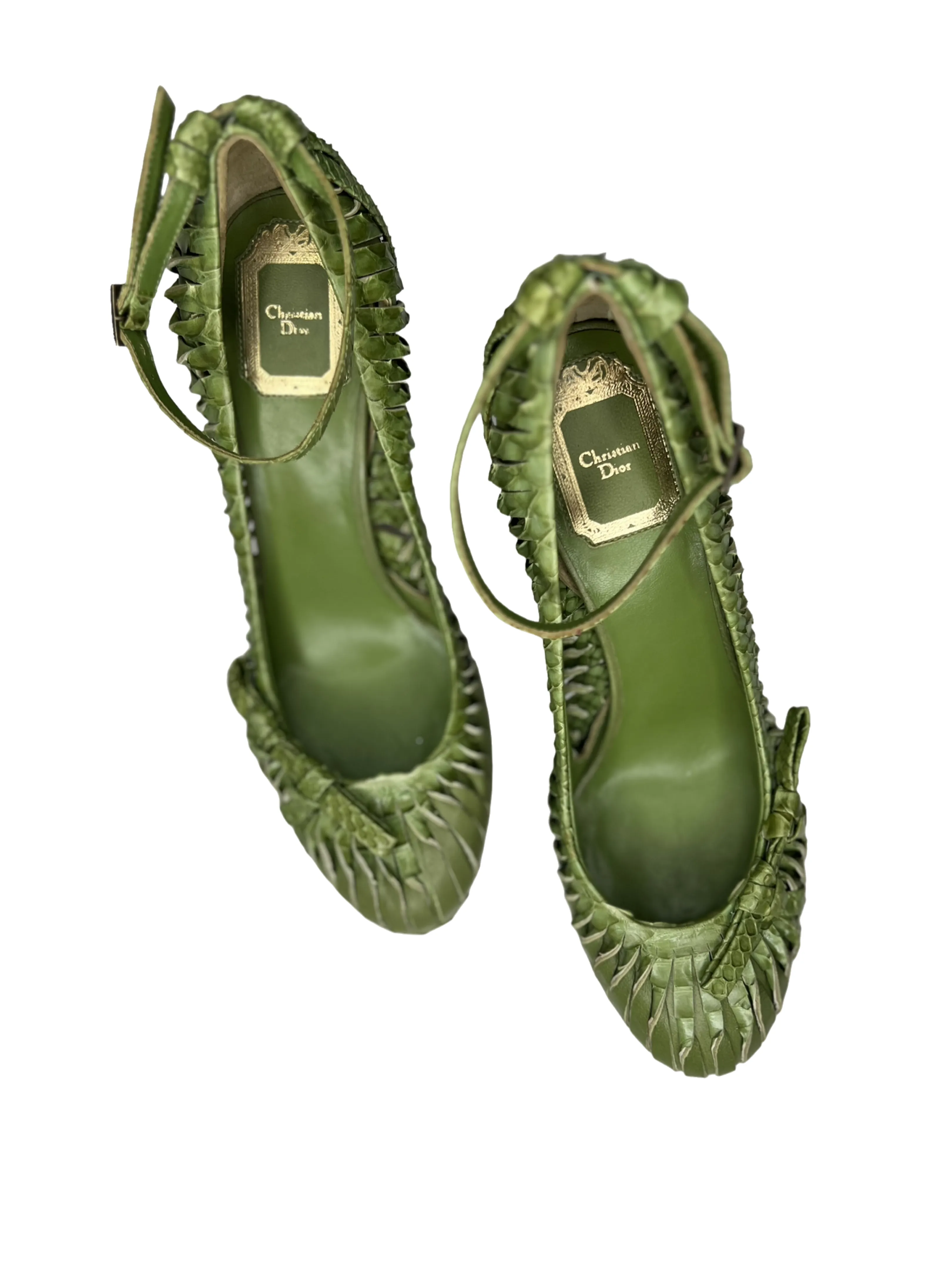 Christian Dior Vintage Python Heels