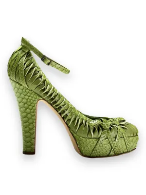 Christian Dior Vintage Python Heels