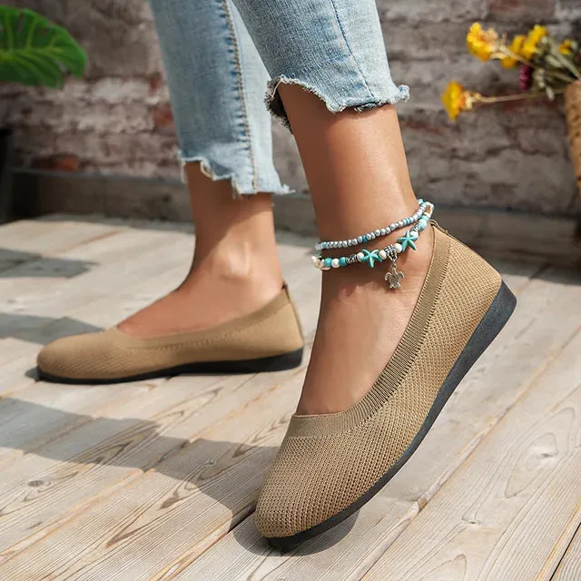 Clelia® | Knitted Ballet Shoes For Women