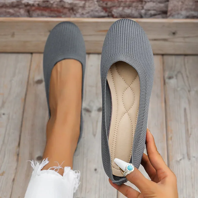 Clelia® | Knitted Ballet Shoes For Women