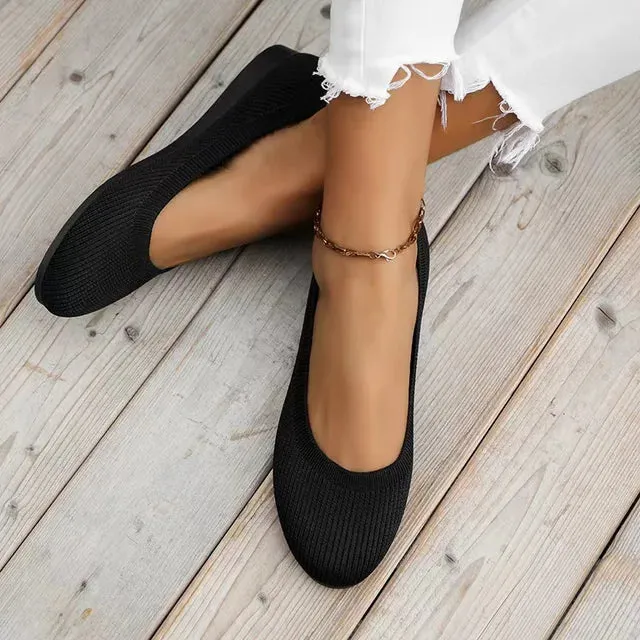 Clelia® | Knitted Ballet Shoes For Women