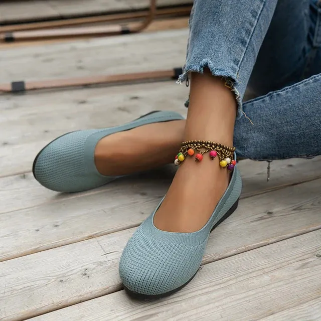 Clelia® | Knitted Ballet Shoes For Women