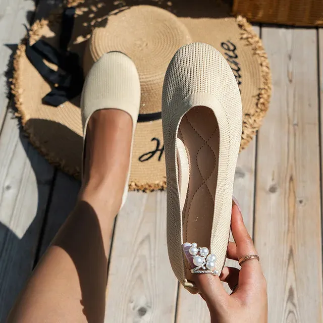 Clelia® | Knitted Ballet Shoes For Women