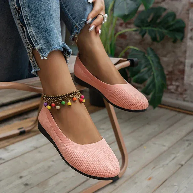 Clelia® | Knitted Ballet Shoes For Women