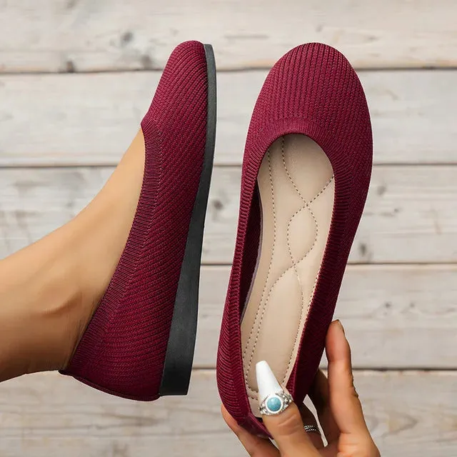 Clelia® | Knitted Ballet Shoes For Women