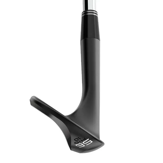 Cleveland RTZ Black Satin Wedge- Steel