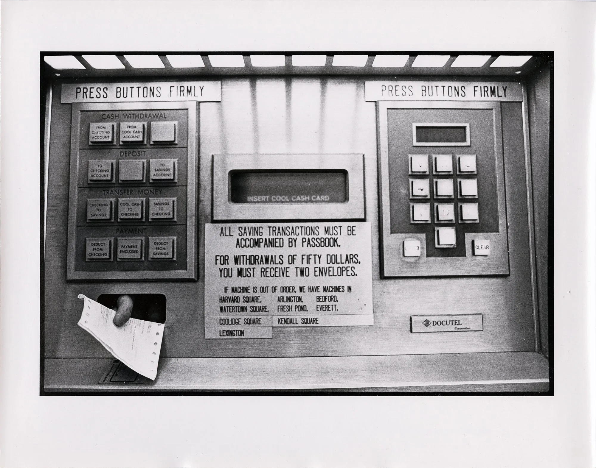 Coolidge Bank "The Personal Touch" (vintage print)