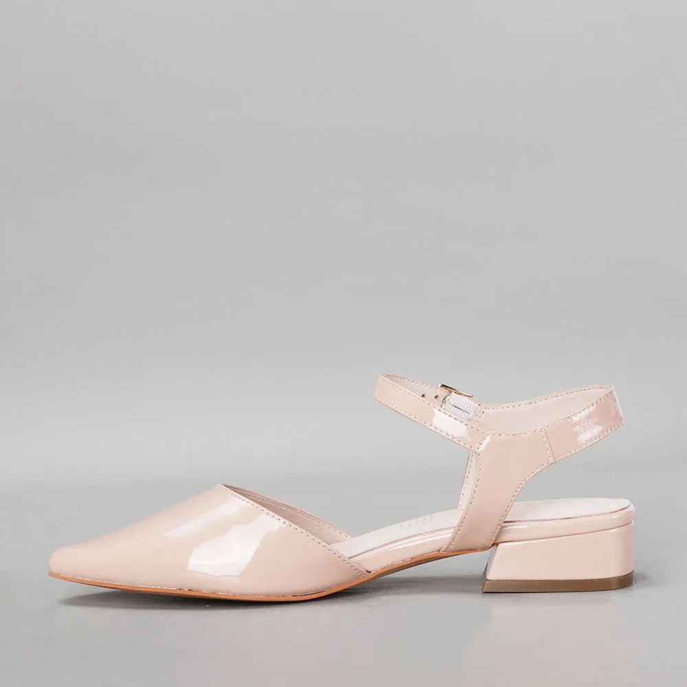 Coralie - Blush Patent