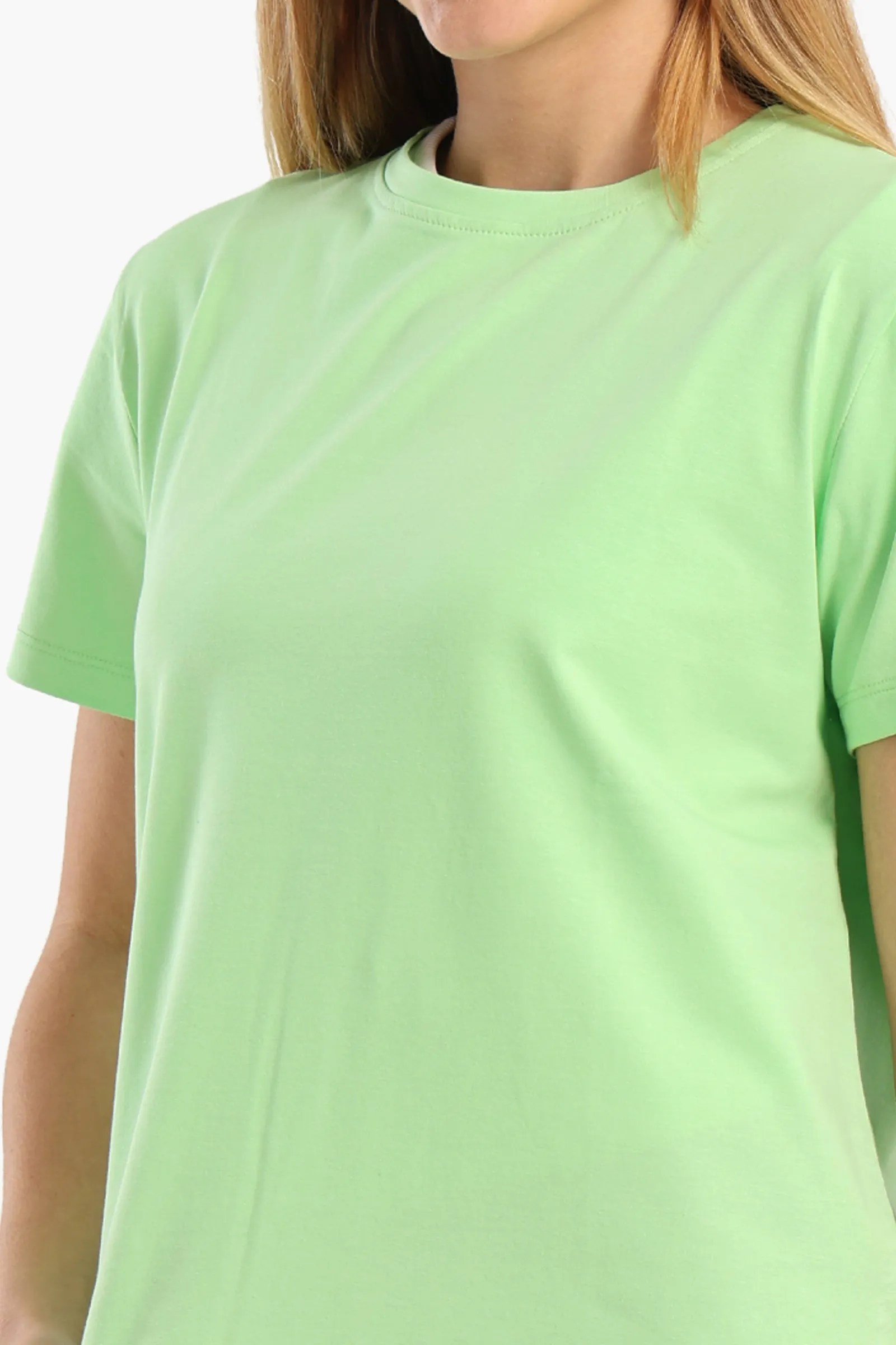 Cotton Basic Slip On T-Shirt