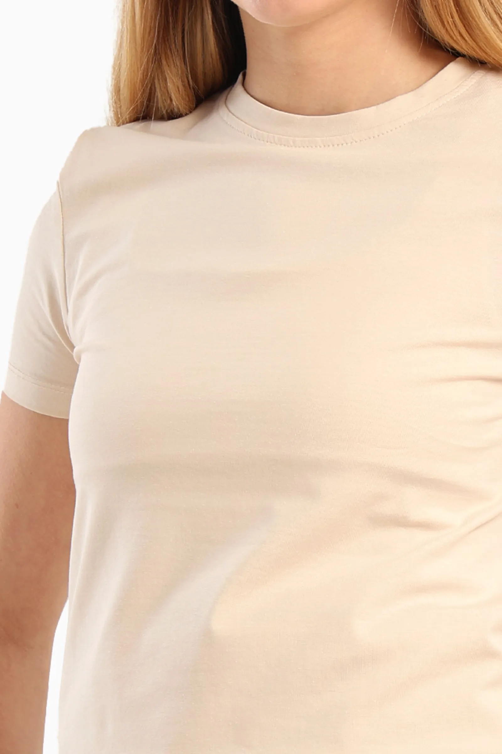 Cotton Basic Slip On T-Shirt