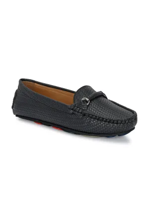 El PASO Textured Round Toe Lightweight Loafers For Women
