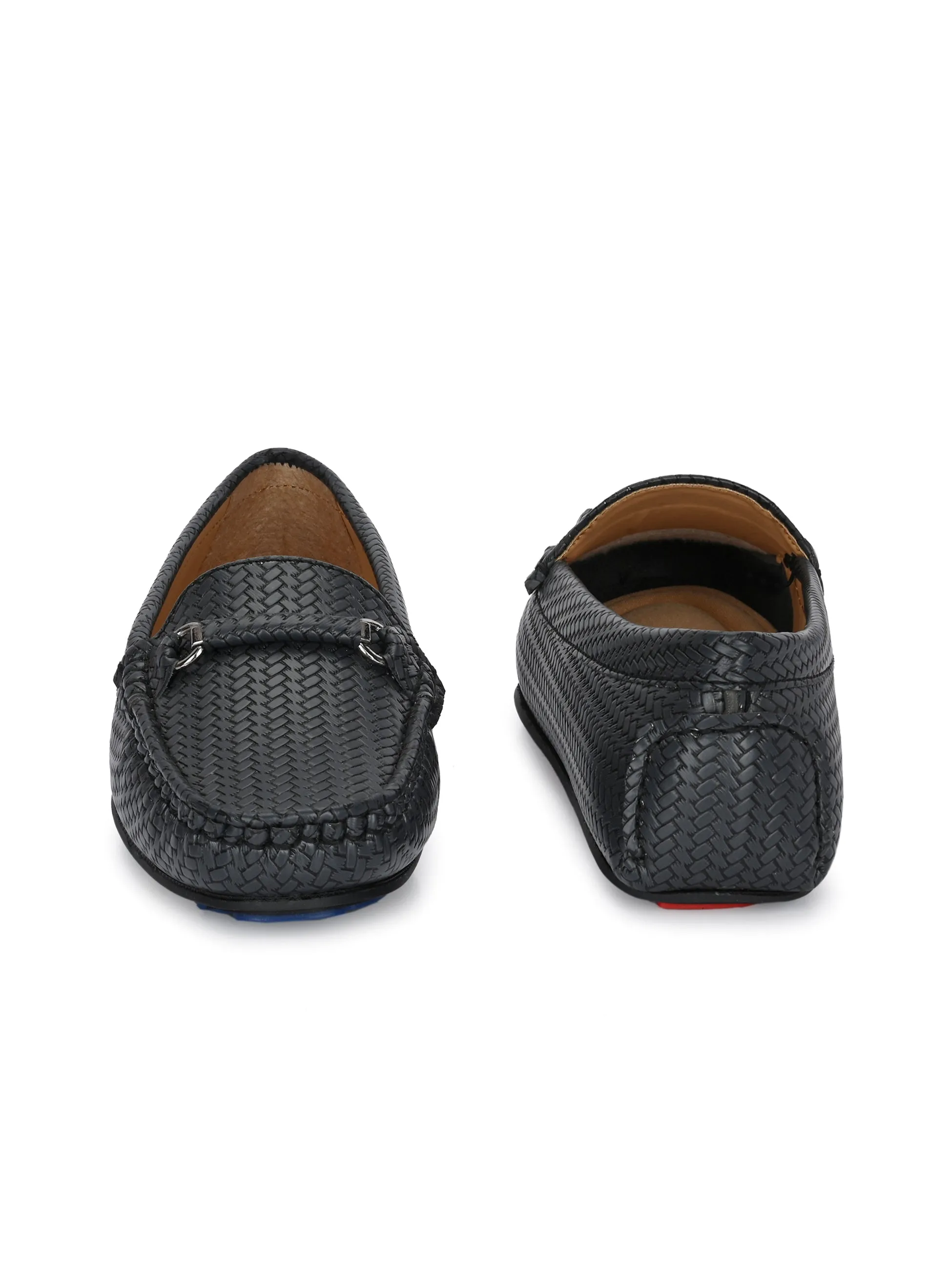 El PASO Textured Round Toe Lightweight Loafers For Women