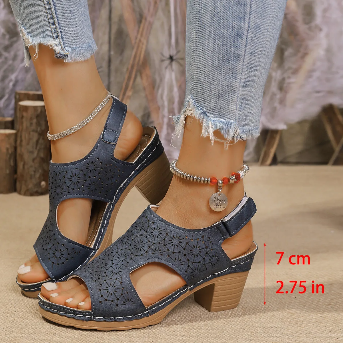 ElevateStride Wedge Sandals