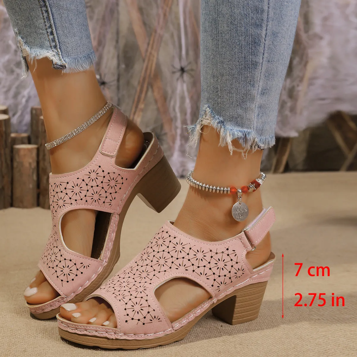 ElevateStride Wedge Sandals