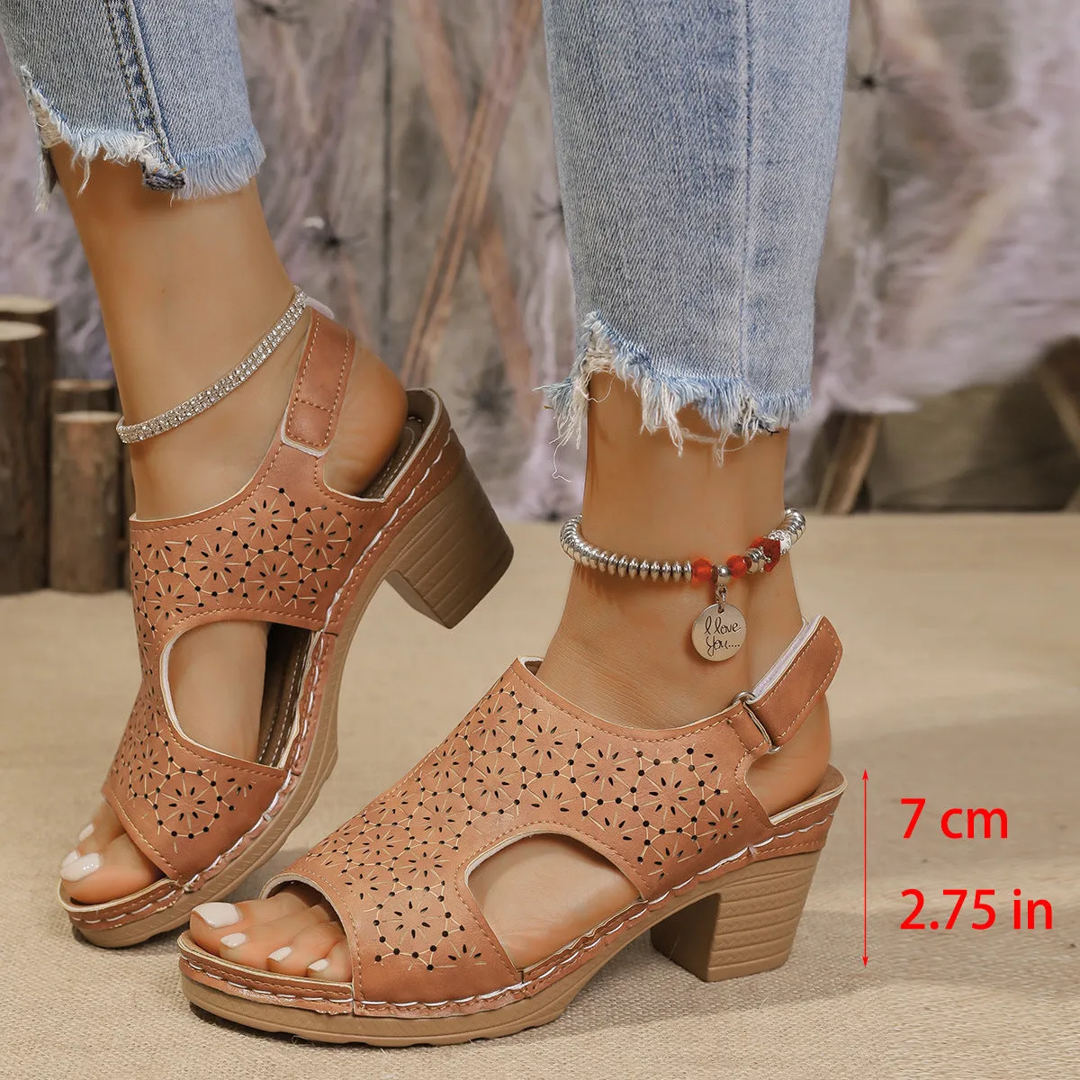 ElevateStride Wedge Sandals