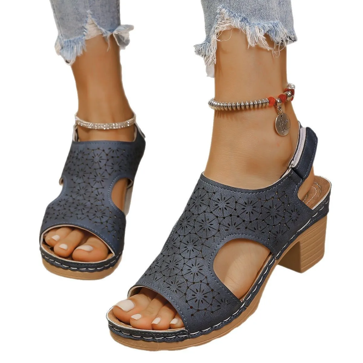 ElevateStride Wedge Sandals