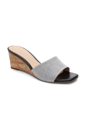 Flowers Wedge Mule