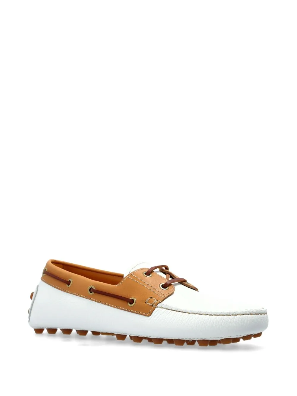 Gommino bubble leather loafers