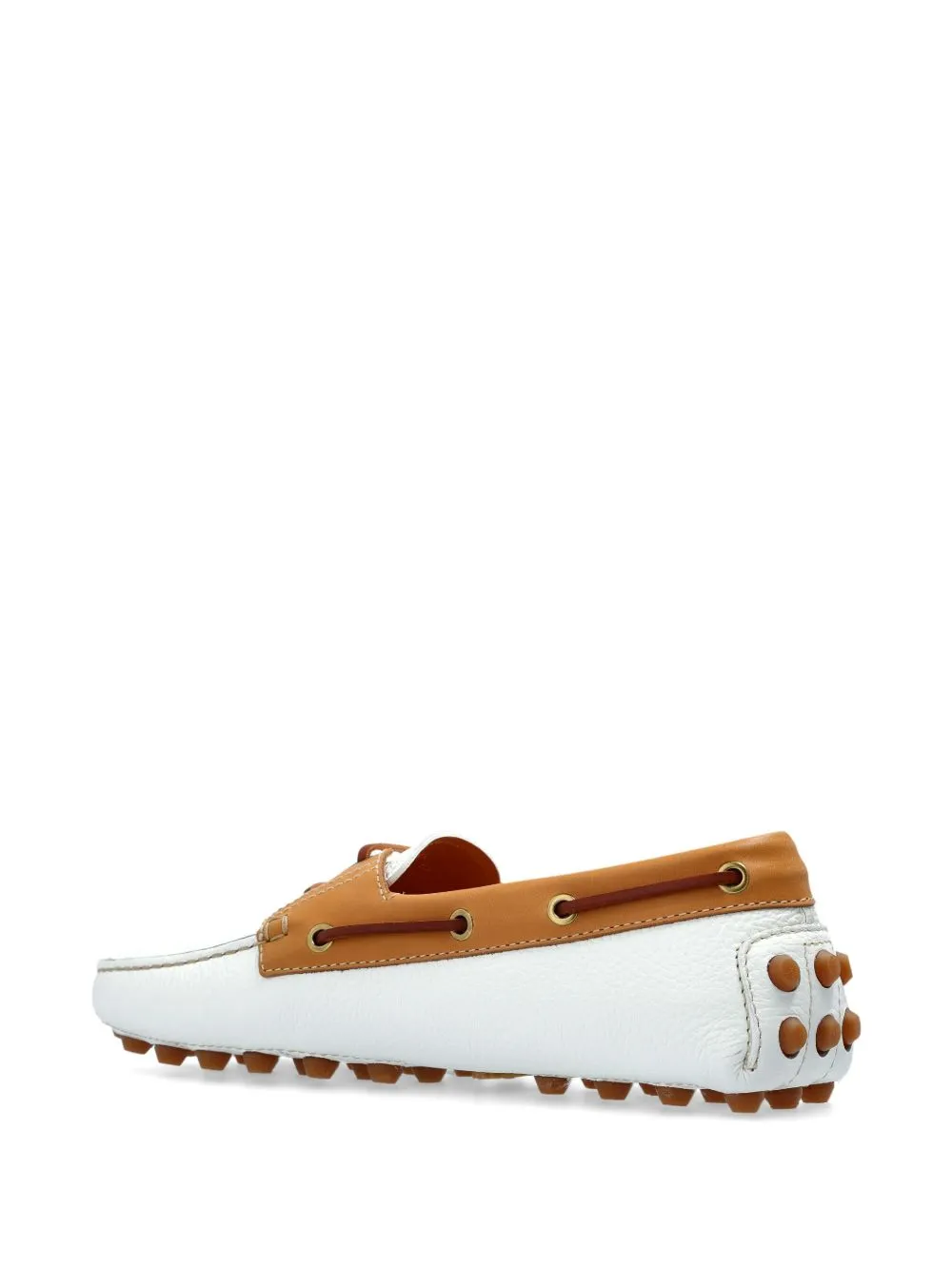 Gommino bubble leather loafers