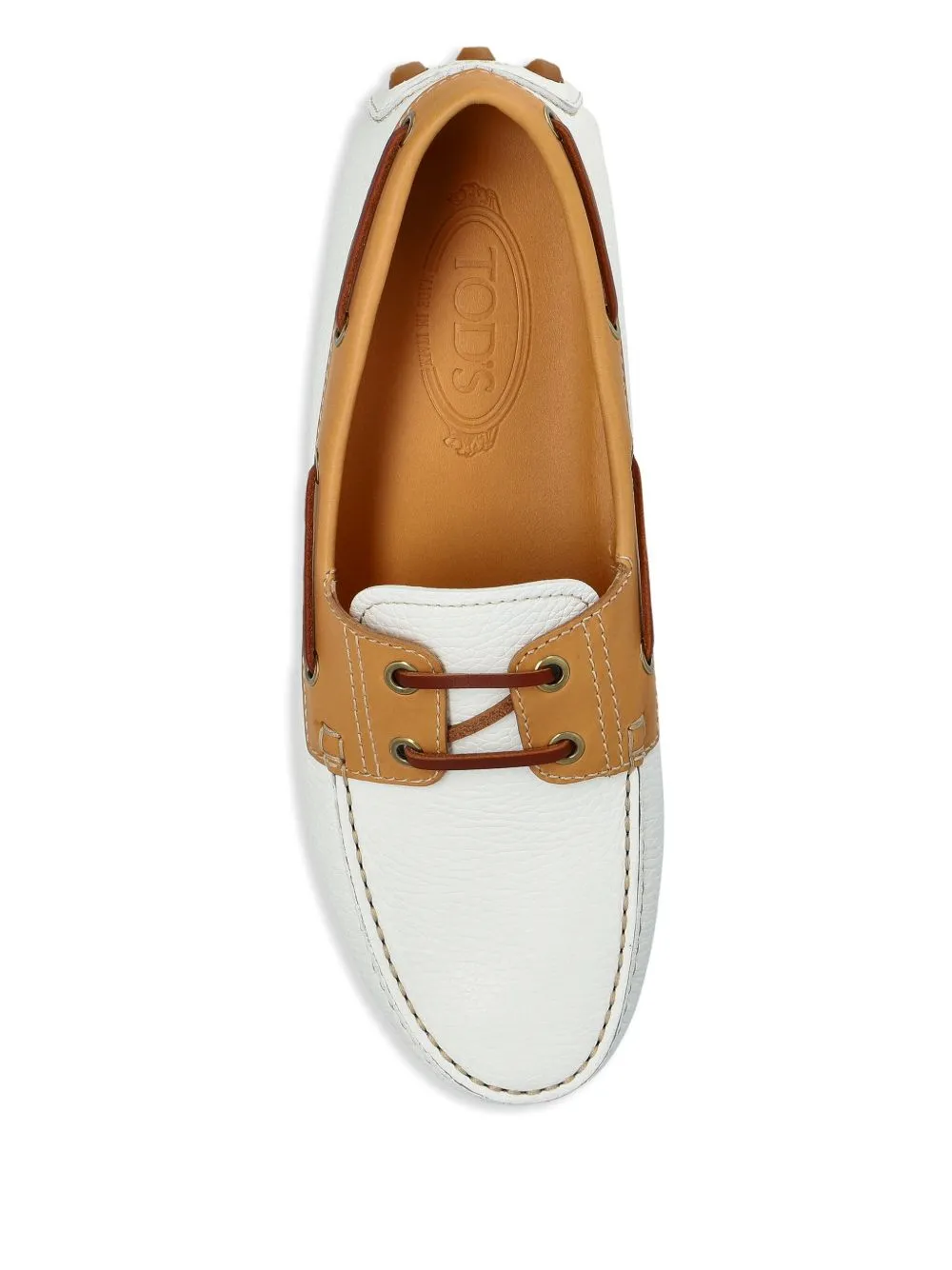 Gommino bubble leather loafers