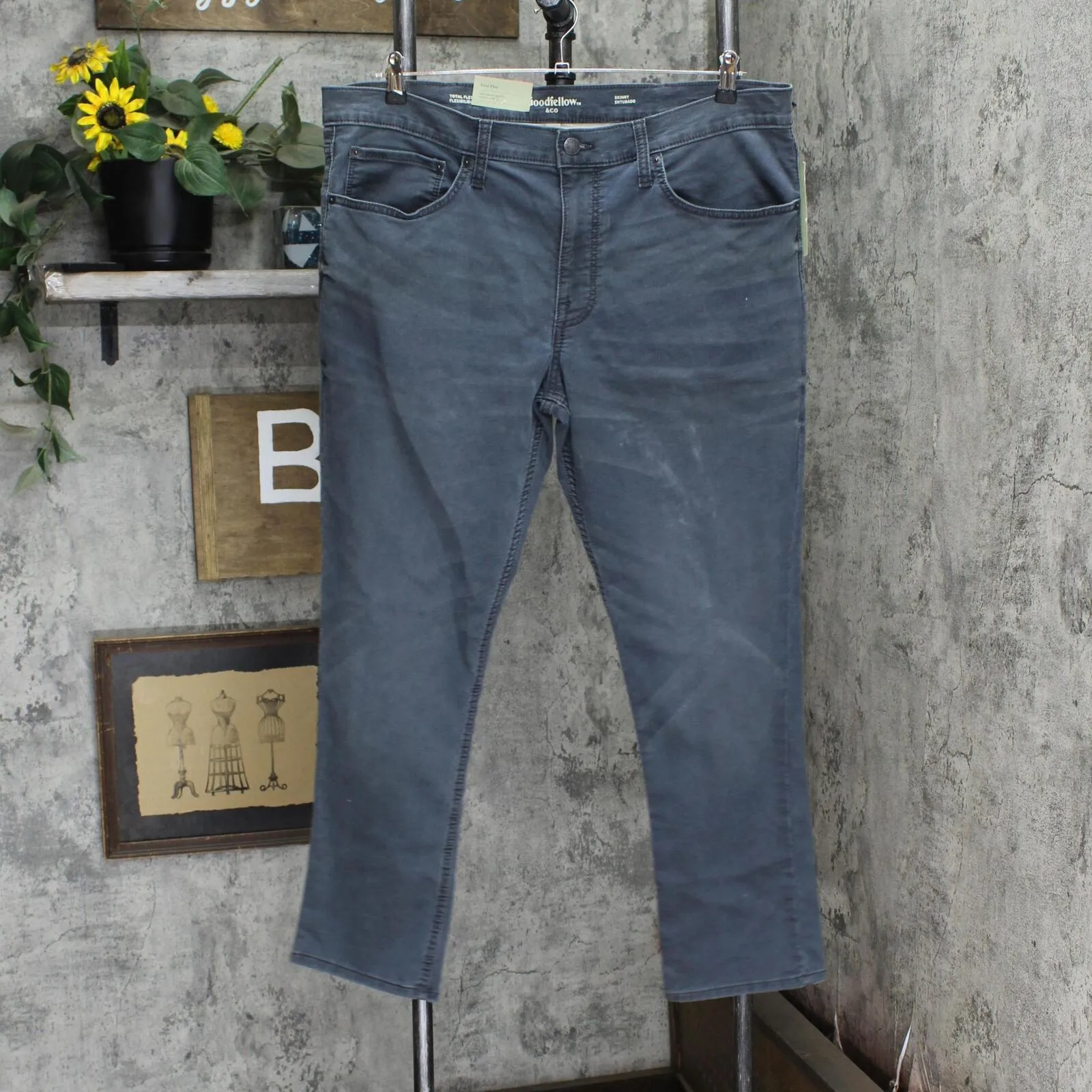 Goodfellow & Co Men's Skinny Fit Jeans - 79402800 Lamark Blue Gray 40x30