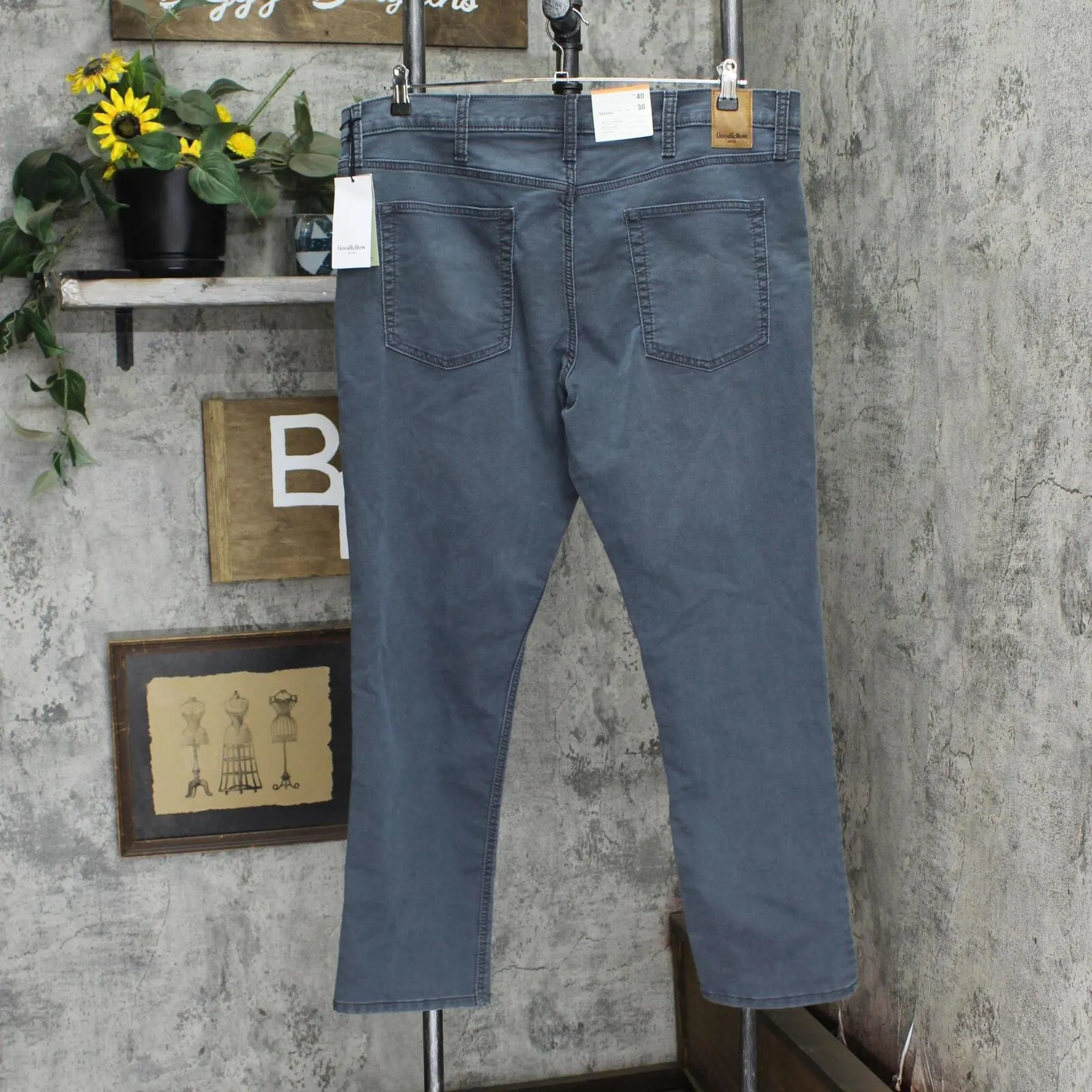 Goodfellow & Co Men's Skinny Fit Jeans - 79402800 Lamark Blue Gray 40x30