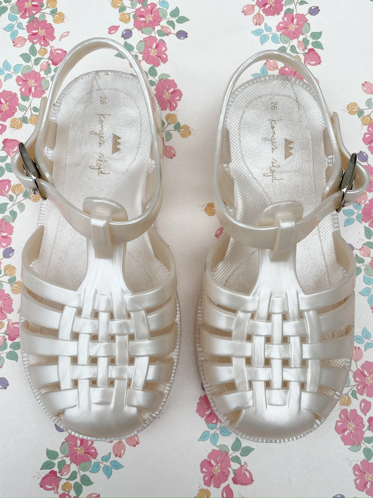 [Konges slojd] Celebration Pearl Sandal - Pearl