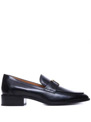 Leather loafers