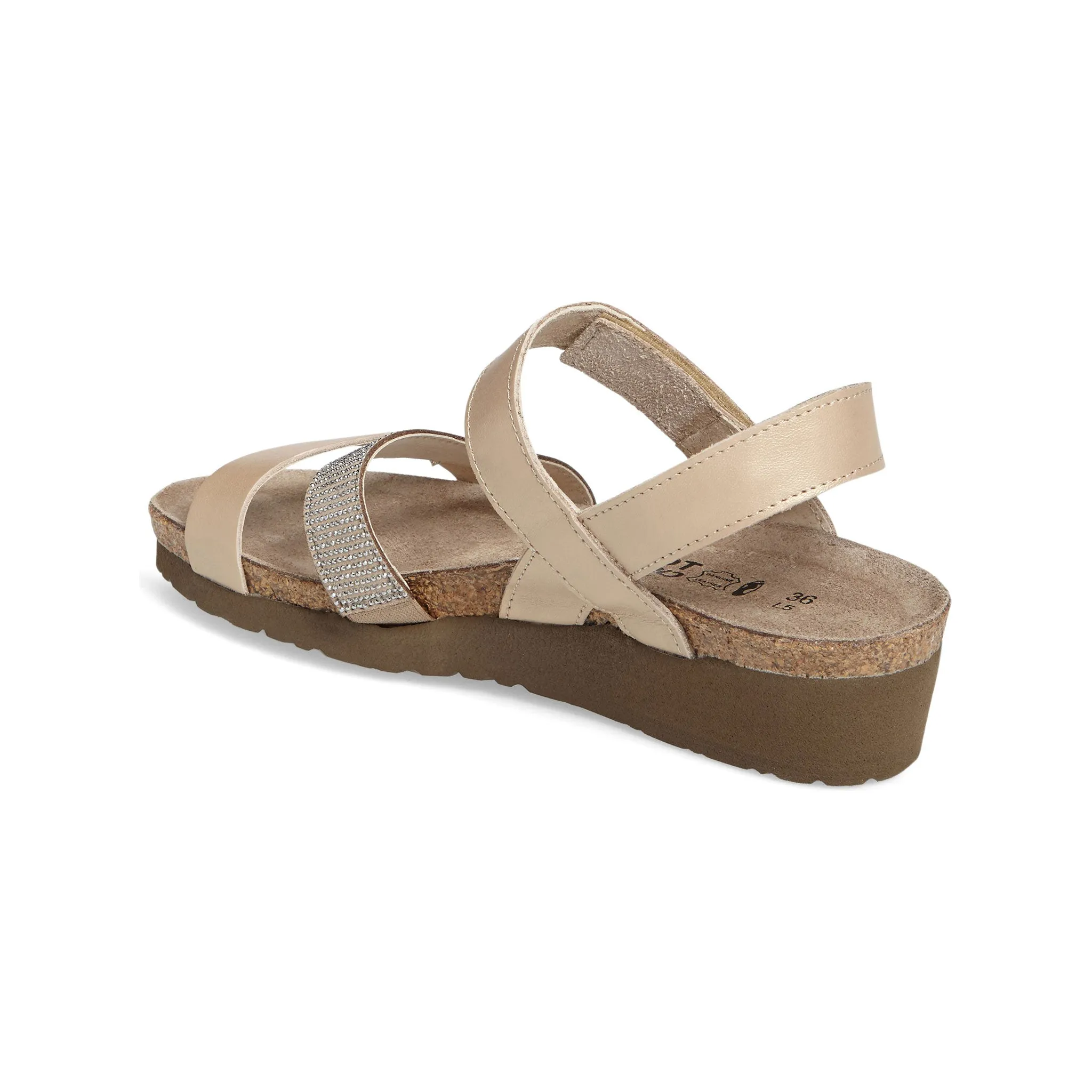 Naot | Krista Champagne/Beige with Silver Rivets