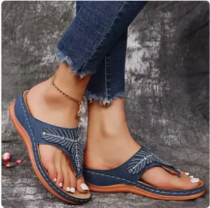 Orthopedic Sandals with Geometric Design and Supportive Sole