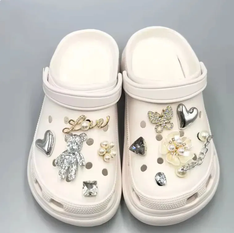 Pearl Chain Shoe Charms for Crocs and Sandals