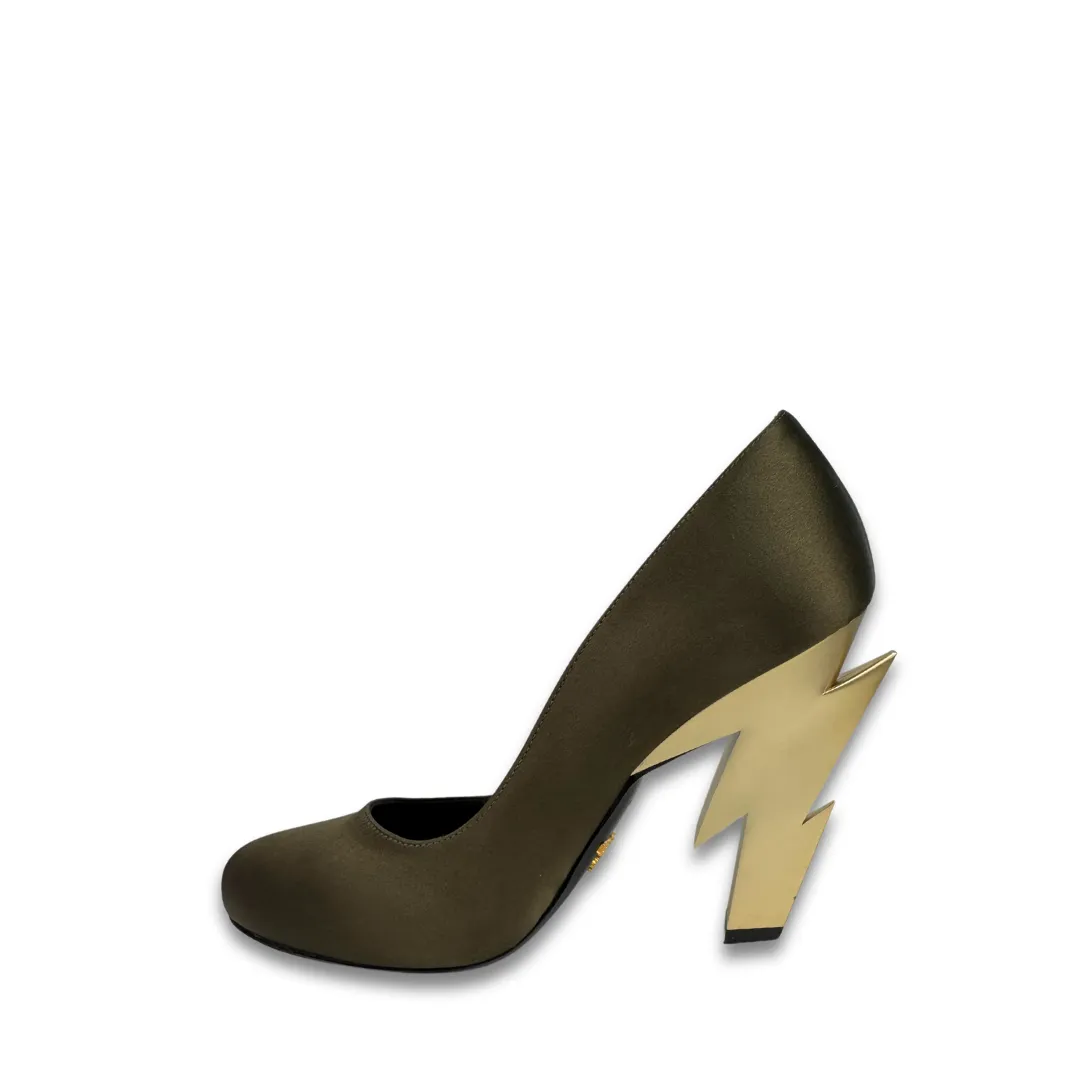 Prada Lightning Bolt Pumps - Size 37.5