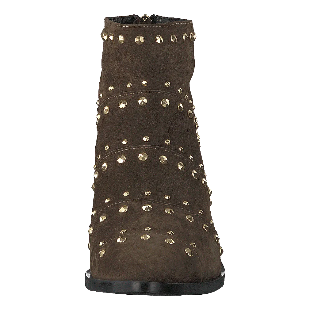 Rivet Flat Boot Softy Olivia, Rivets Oro