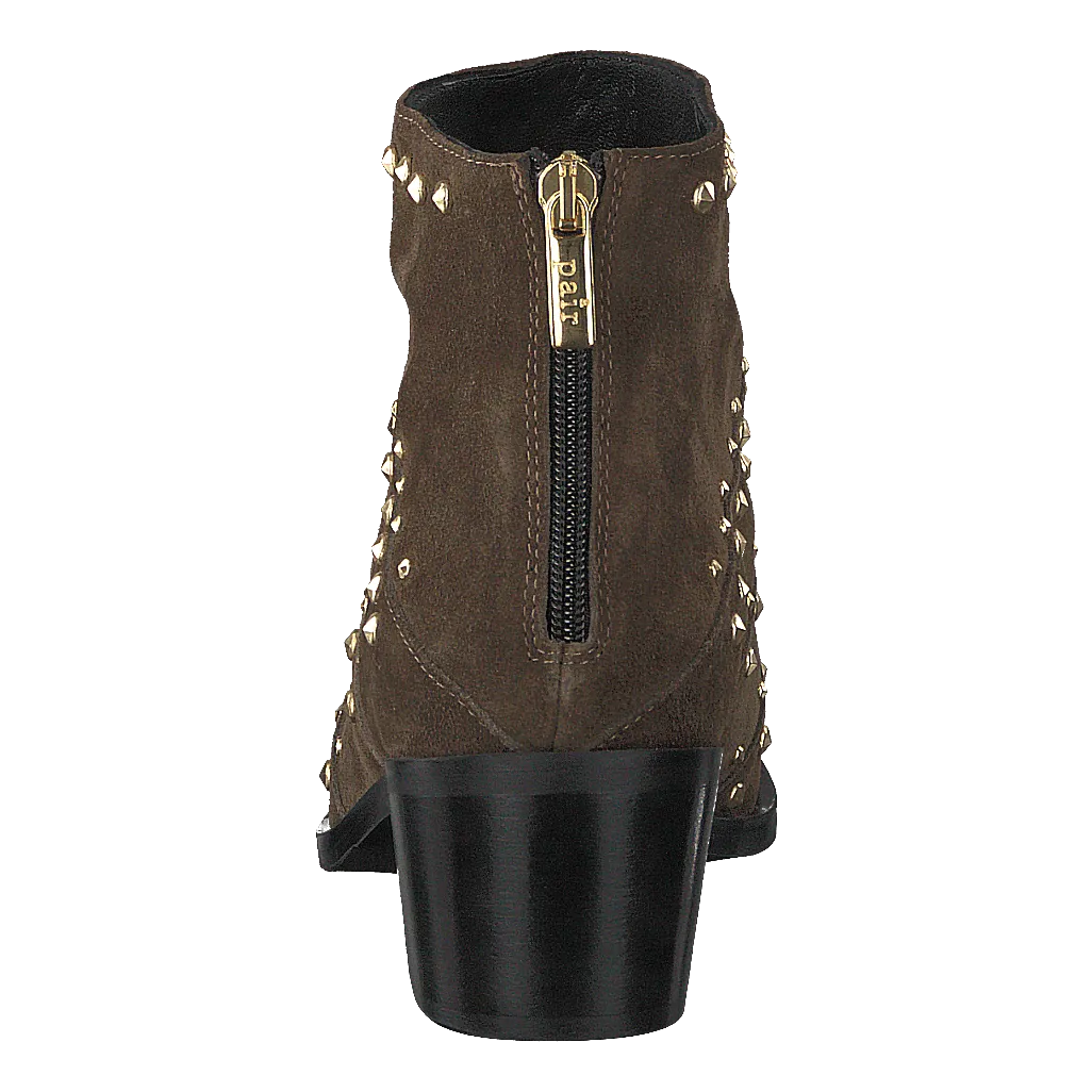 Rivet Flat Boot Softy Olivia, Rivets Oro