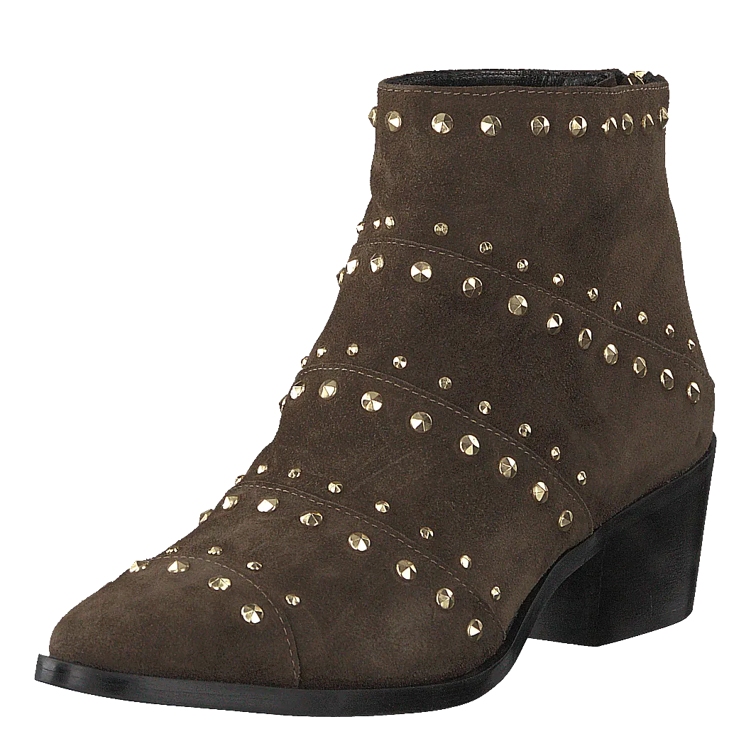Rivet Flat Boot Softy Olivia, Rivets Oro
