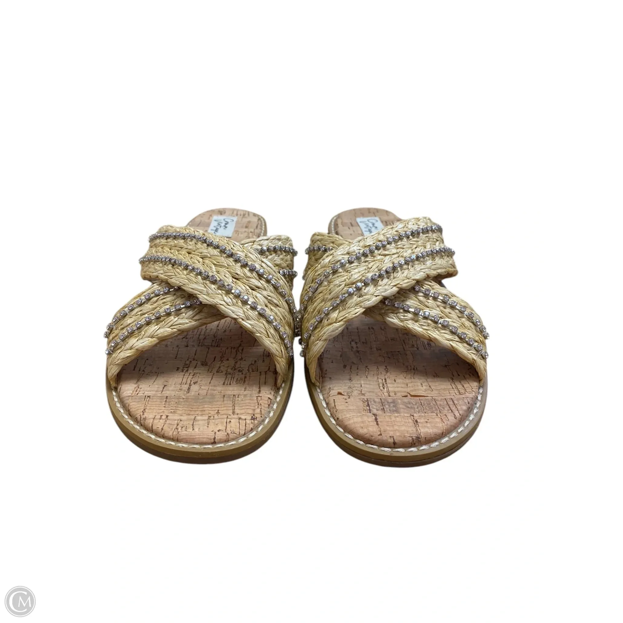 Sandals Flats By Crown Vintage In Brown, Size: 9