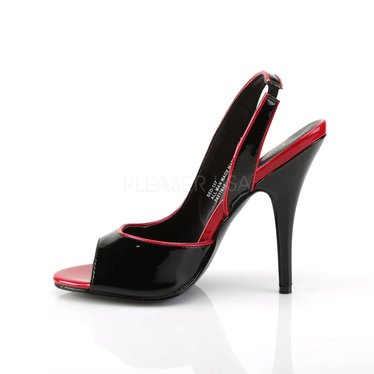 SEDUCE-117  Black-Red Patent