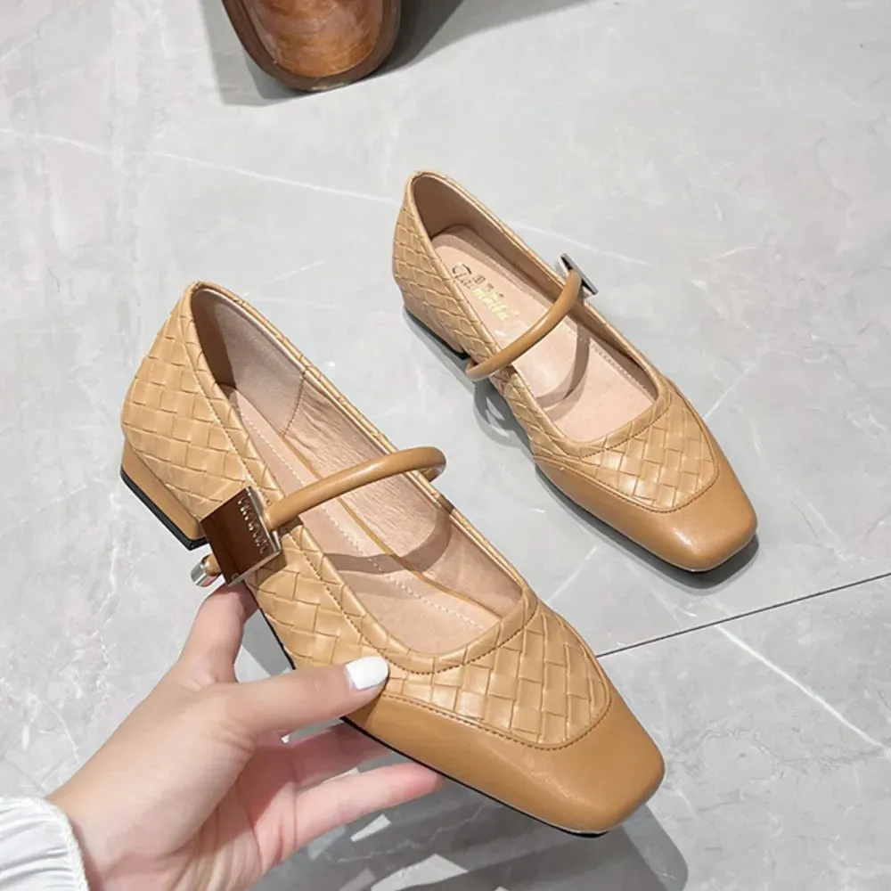 Square Toe Flats Loafers
