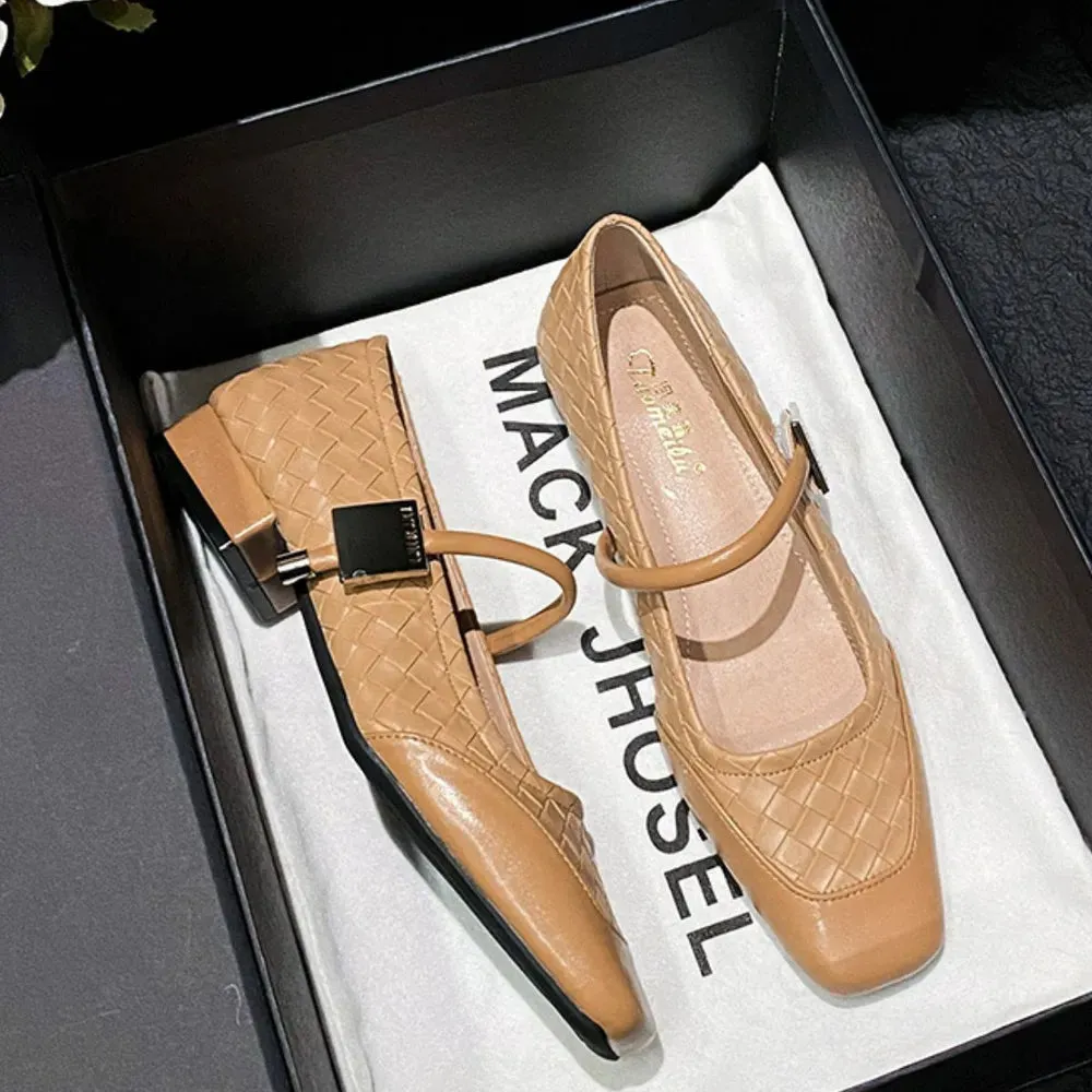 Square Toe Flats Loafers