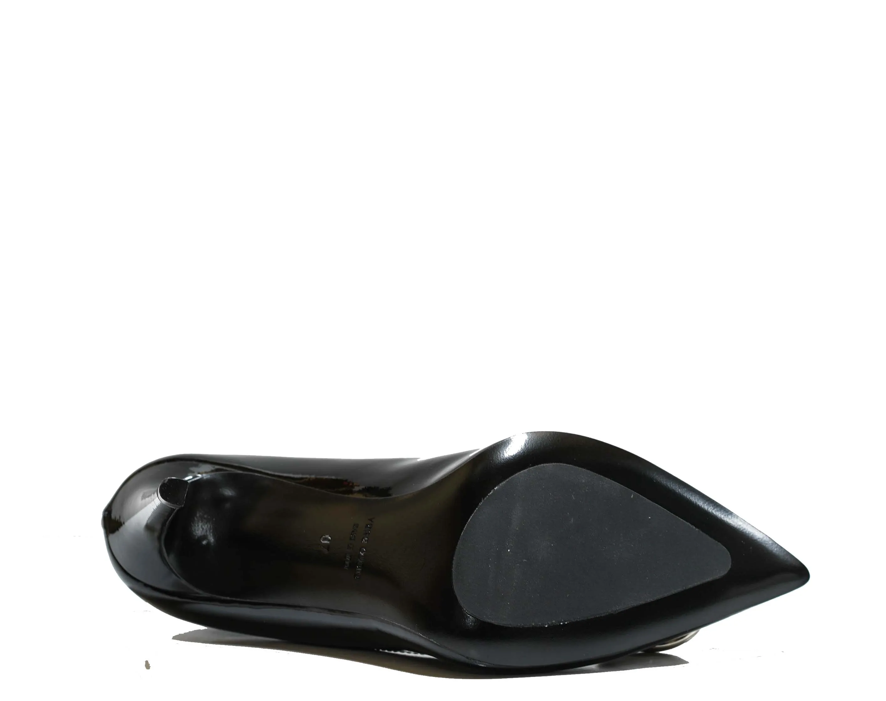 Stefano Stefani Women's Patent Black & Silver Shoe 7607.  40% OFF