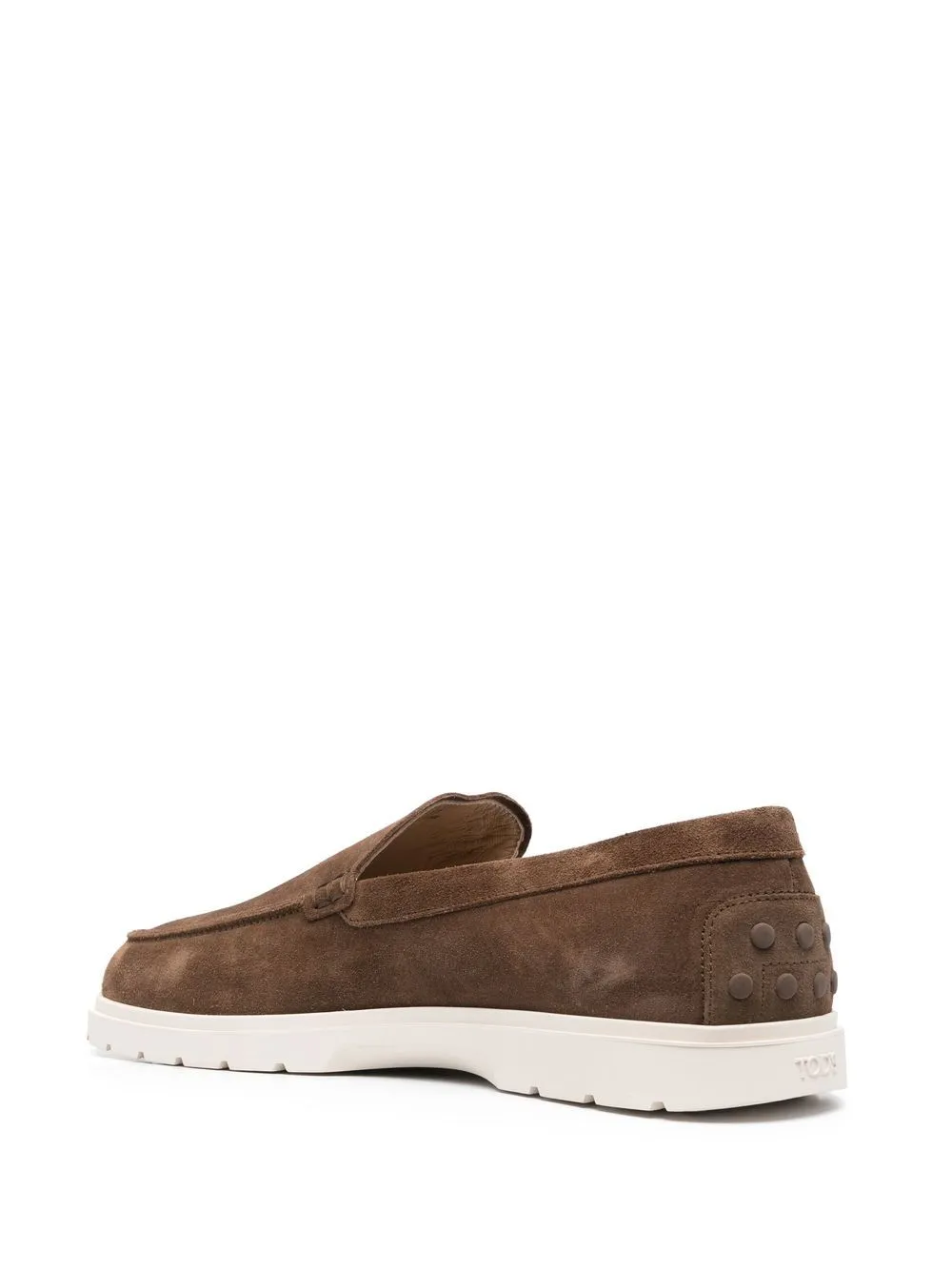 Suede leather loafers